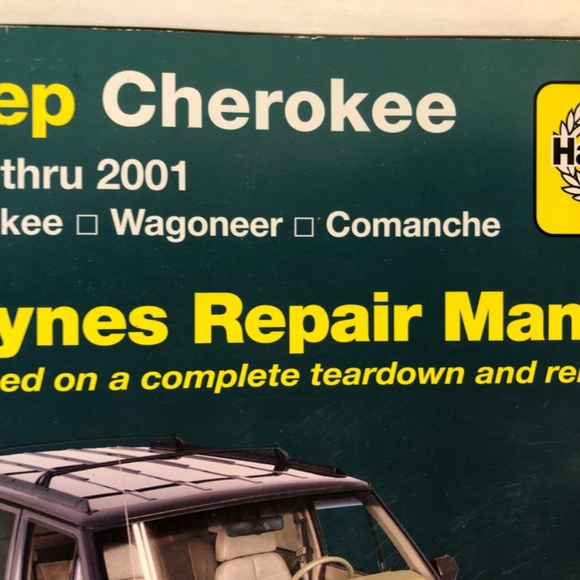Haynes 1984-2001 Jeep Cherokee Wagoneer Comanche Repair Manual - Picture 4 of 9